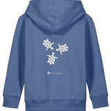 'Get Together!' children's organic hoodie - Bright Blue