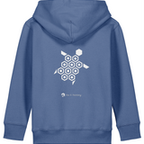 'Just the Turtle!' children's organic hoodie - Bright Blue