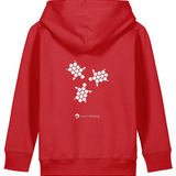 'Get Together!' children's organic hoodie - Red