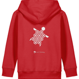 'Just the Turtle!' children's organic hoodie - Red