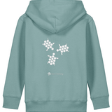 'Get Together!' children's organic hoodie - Teal