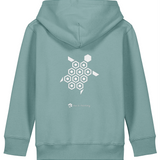 'Just the Turtle!' children's organic hoodie - Teal