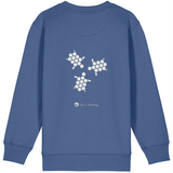 'Get Together!' children's organic sweatshirt - Bright Blue