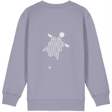 'Just the Turtle!' children's organic sweatshirt - Lavender