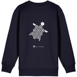 'Just the Turtle!' children's organic sweatshirt - Navy