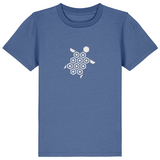 'Just the Turtle!' children's organic tee - Bright Blue