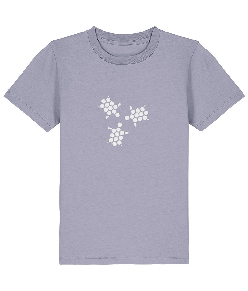 Front view of children's tee in Lavender featuring 'Get Together!' design