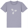 Front view of children's tee in Lavender featuring 'Get Together!' design