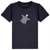 'Just the Turtle!' children's organic tee - Navy