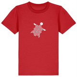 'Just the Turtle!' children's organic tee - Red