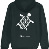 'Just the Turtle!' organic hoodie - Black - LIMITED EDITION