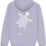 'Just the Turtle!' organic hoodie - Lavender