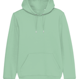 'Get Together!' organic hoodie - Misty Jade