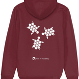 'Get Together!' organic hoodie - Burgundy