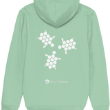 'Get Together!' organic hoodie - Misty Jade