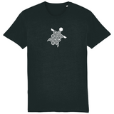 'Just the Turtle!' men's organic tee - Black - LIMITED EDITION