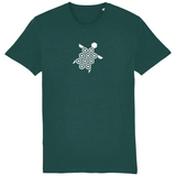 'Just the Turtle!' men's organic tee - Glazed Green