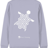 'Just the Turtle!' organic sweatshirt - Lavender