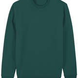 'Just the Turtle!' organic sweatshirt - Glazed Green