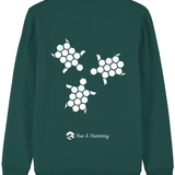 'Get Together!' organic sweatshirt - Glazed Green