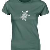 'Just the Turtle!' women's organic tee - Green Bay